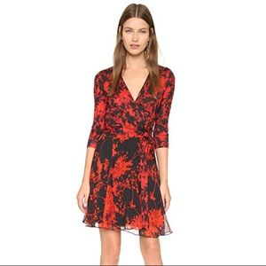 Diane von Furstenberg wrap dress Irina Floral Daze